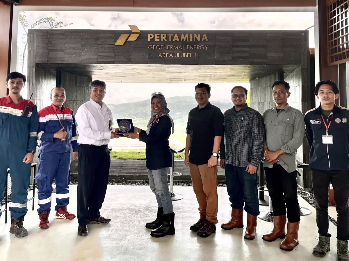 Delegation at Pertamina Geothermal Energy Area Ulubelu