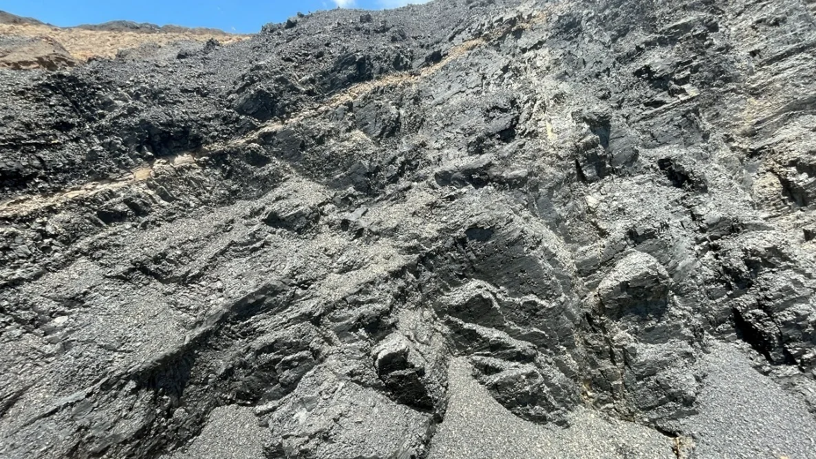Coal outcrop — Seam B2