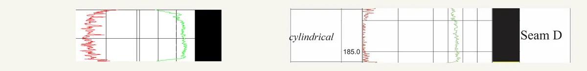 Electrofacies — Seam D