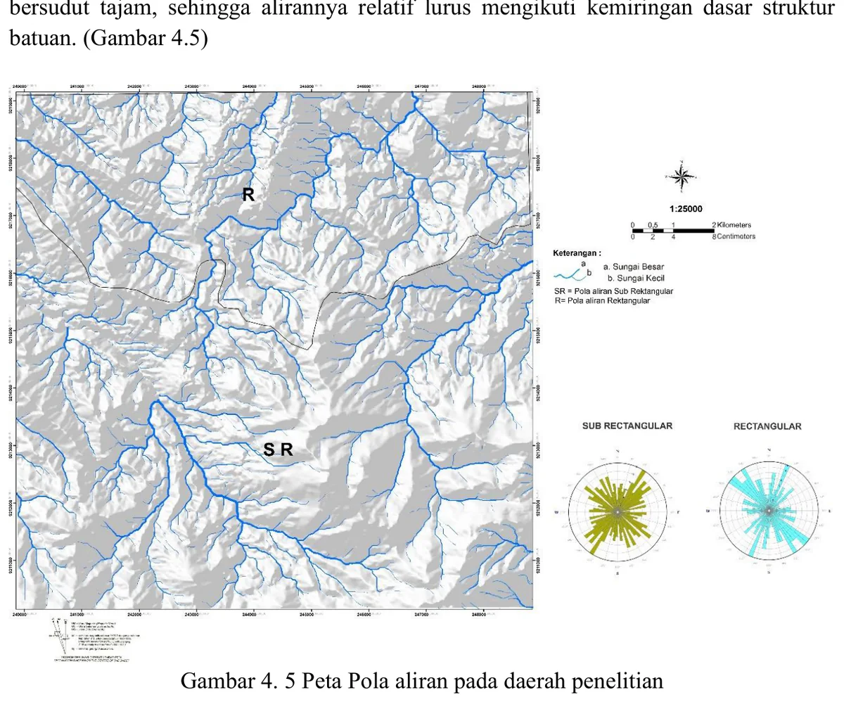 Drainage-pattern map