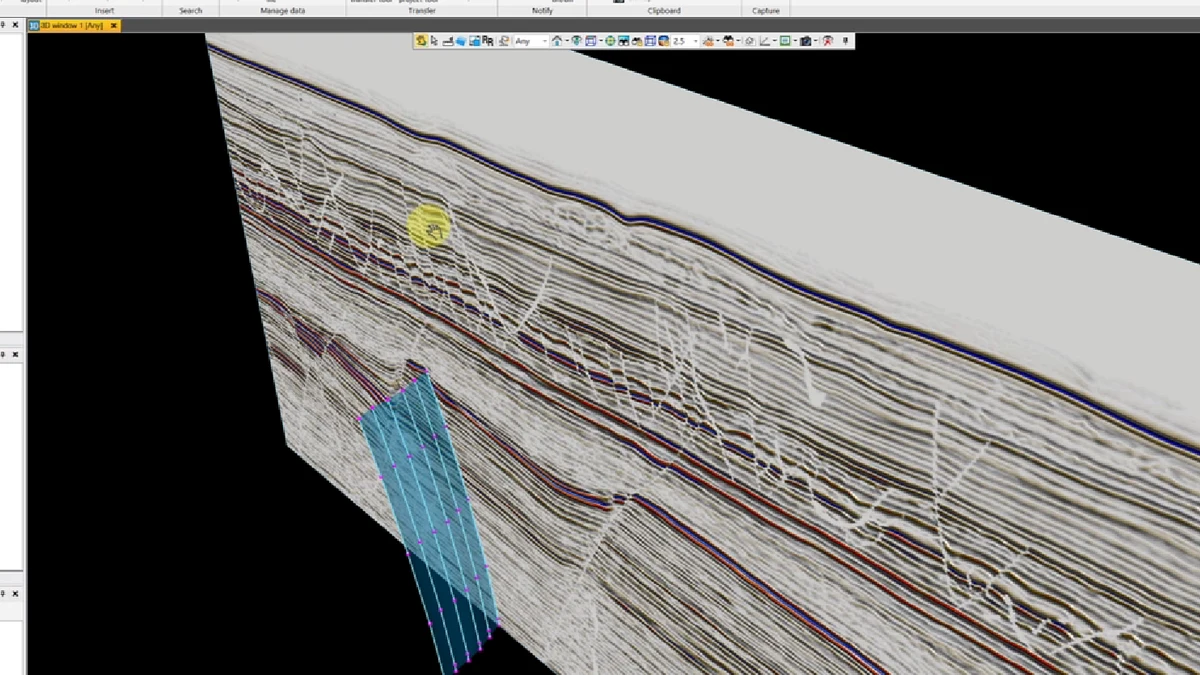 Single fault surface positioned against seismic control