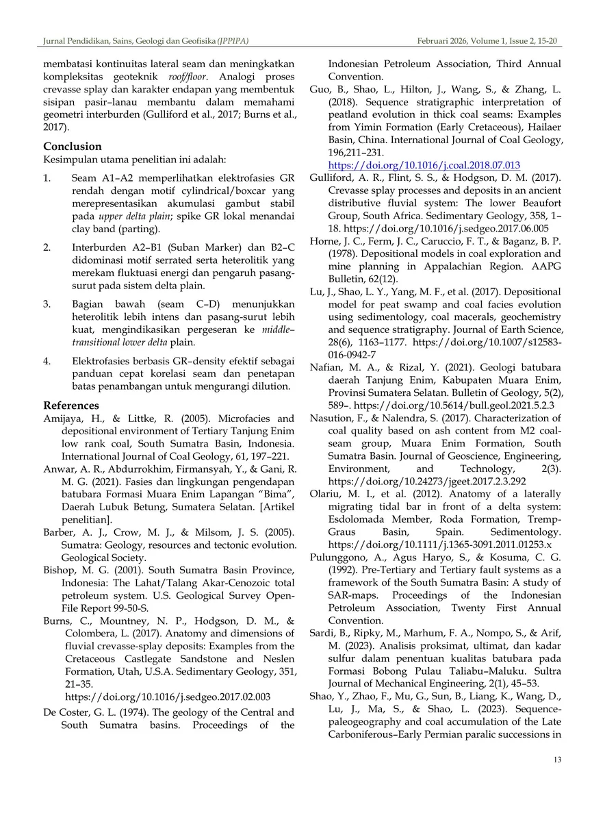 Conclusions and cited literature