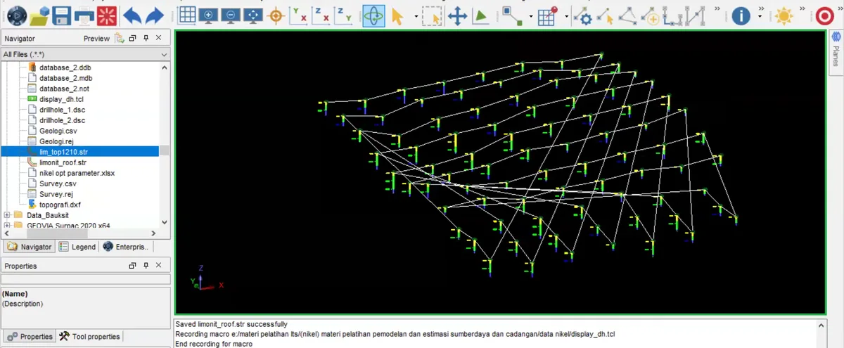 Drillhole visualization