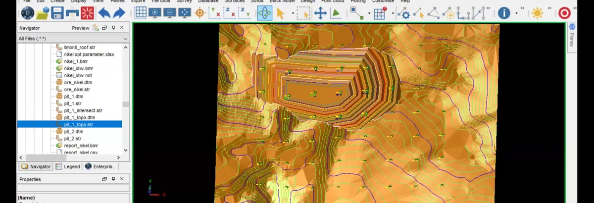 Final technical visualization