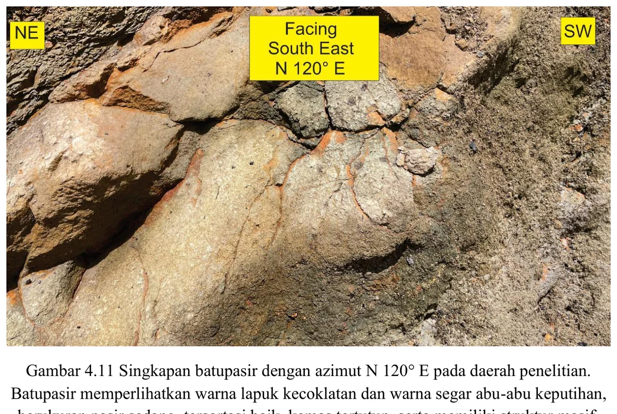Sandstone outcrop