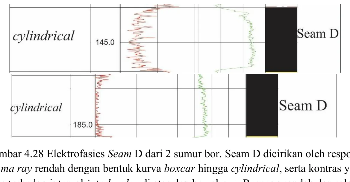 Electrofacies — Seam D